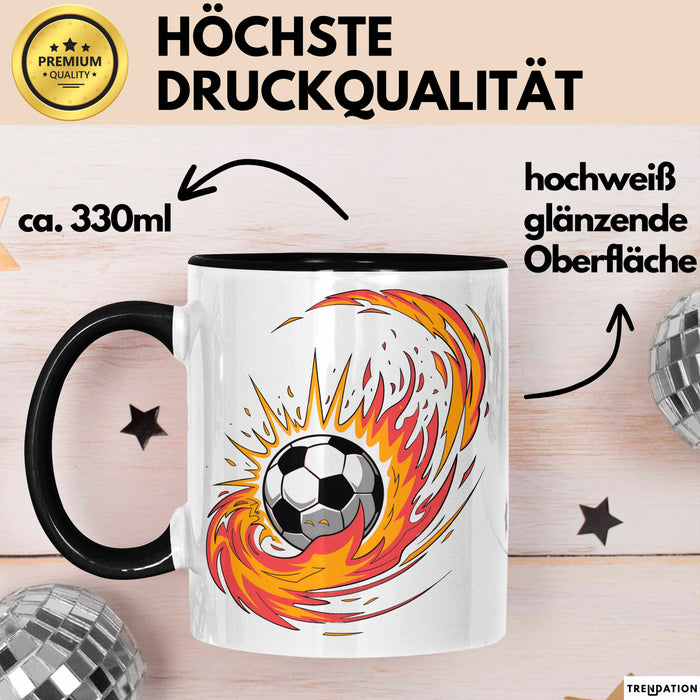 Fußballfan Tasse Geschenkidee für Fußballliebhaber Trendation