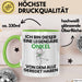 Onkel Geschenk Tasse Lustige Geschenkidee Geburtstag für Onkel Ich Bin Dieser Legendäre Onkel Von Dem Alle Geredet Haben Kaffee-Becher Grün Trendation