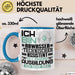 Abwassertechnischer Assistent Ausbildung Tasse Geschenk Ich Bin Abwassertechnischer Assistent In Der Ausbildung Ich Darf Das Geschenkidee Spruch Blau Trendation