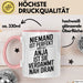Anja Tasse Geschenk Niemand Ist Perfekt Anja Verdammt Nah Dran Geschenkidee Rosa Trendation