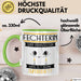 Fechterin Und Prinzessin Tasse Geschenk Für Eine Fechterin Geburtstag Was Ist Deine Superkraft Grün Trendation