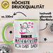 Geschenk für Mathematikerin Tasse Lustige Geschenkidee Geburtstag Ich Bin Mathematikerin Ich Darf Das Grün Trendation