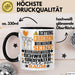 Schwiegergroßvater Geschenk Tasse Lustiger Spruch Erheben Sie Sich Der Schwiegergroßvater Betritt den Raum Schwarz Trendation