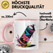 Graffiti Künstler Tasse Geschenkidee für Streetart Fan Rosa Trendation