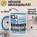 Buchbinder Ausbildung Tasse Geschenk Ich Bin Buchbinder In Der Ausbildung Ich Darf Das Geschenkidee Spruch Blau Trendation