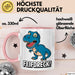 Dinosaurier Tasse Geschenk Lustige Geschenkidee Spruch Feifdreck Rosa Trendation