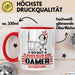 Gamer Geschenk Tasse So Gut Kann Nur Ein Gamer Aussehen Geschenkidee Kaffee-Becher Rot Trendation