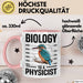 Physiker Geschenk Schüler Wissenschaft Biologie Mikrobiologie Tasse Rosa Trendation