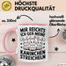 Kaninchen Hase Tierliebhaber Tasse Geschenk Lustige Geschenkidee Spruch Mir Reichts Ich Geh Meine Kaninchen Streicheln Rosa Trendation