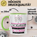 Chorsängerin Weil Es Keinen Schöneren Beruf Gibt Tasse Geschenk für Eine Chorsängerin Lustig Grün Trendation
