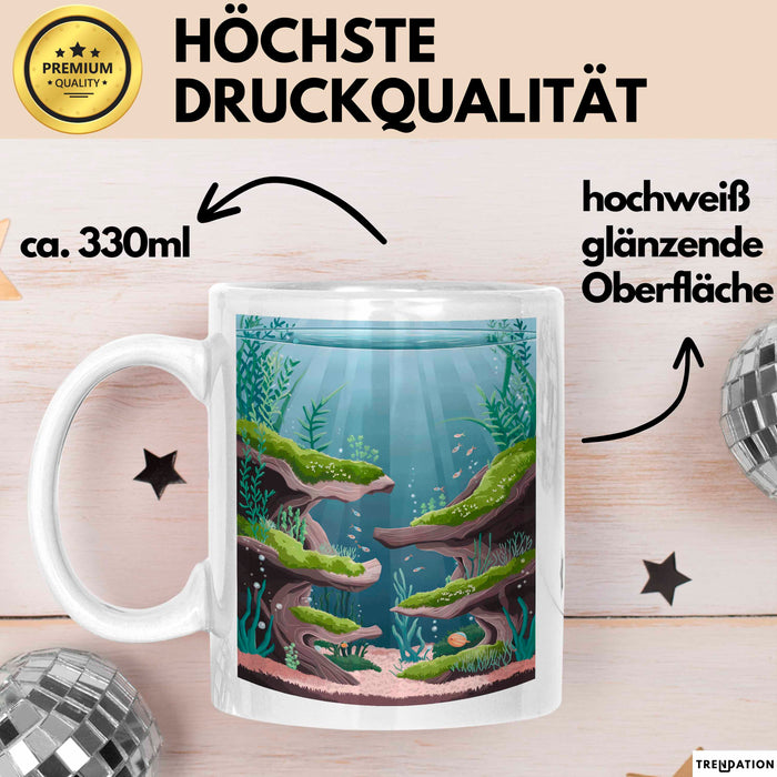 Aquascaper Tasse Geschenk Lustige Geschenkidee Spruch Für Aquatische Designer Weiß Trendation