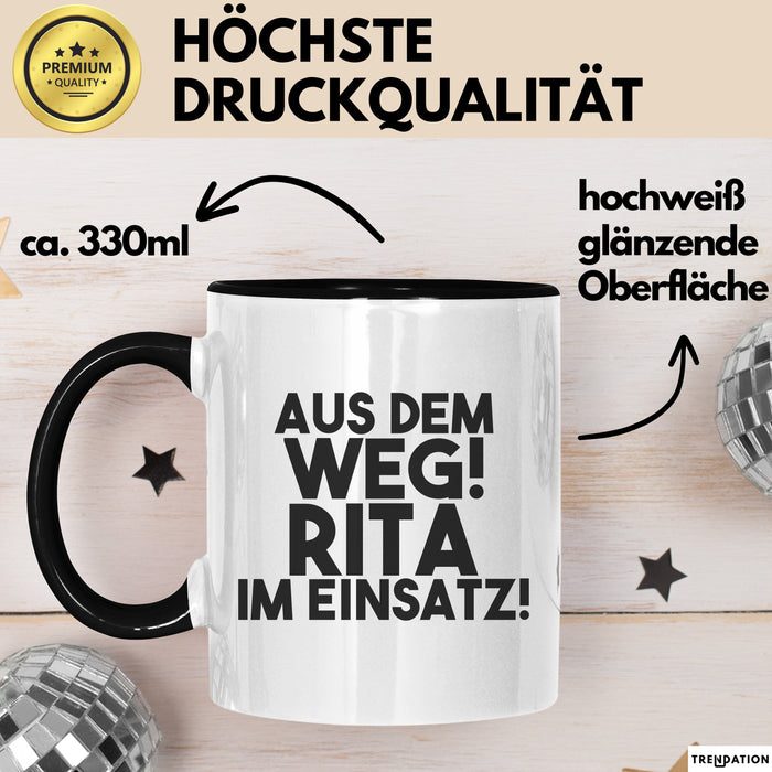 Rita Tasse Aus Dem Weg! Rita Im Einsatz! Geschenk