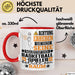 Basketballspieler Geschenk Tasse Lustiger Spruch Erheben Sie Sich Der Basketballspieler Betritt den Raum Rot Trendation