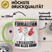 Fußballfan Tasse Geschenk für Fußballfan Der Mann Der Alles Kann Geschenkidee zum Geburtstag Grün Trendation