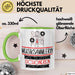 Musiksammlerin Weil Es Keinen Schöneren Beruf Gibt Tasse Geschenk für Eine Musiksammlerin Lustig Grün Trendation