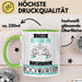 Rockmusikerin Tasse Geschenk Becher Stark Attraktiv Furchtlos Rockmusikerin Lustige Geschenkidee Grün Trendation