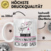 Geschenk für Straßenmusikerin Tasse Lustige Geschenkidee Geburtstag Ich Bin Straßenmusikerin Ich Darf Das Weiß Trendation