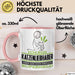 Katzenliebhaber Geschenk Tasse Ich Bin Katzenliebhaber Aber Sag Doch Einfach Superheld Lustige Geschenkdiee für Katzenliebhaber Kaffee-Becher Rosa Trendation