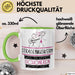 Straßenmusikerin Weil Es Keinen Schöneren Beruf Gibt Tasse Geschenk für Eine Straßenmusikerin Lustig Grün Trendation