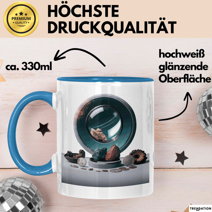 Museumsmitarbeiter Tasse Geschenk Lustige Geschenkidee Spruch Für Kultur Hüter Blau Trendation