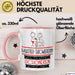 Haustier-Tätowiererin Weil Es Keinen Schöneren Beruf Gibt Tasse Geschenk für Eine Haustier-Tätowiererin Lustig Rosa Trendation