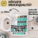 Ultimate-Frisbee-Spieler Geschenk Tasse Lustiger Spruch Erheben Sie Sich Der Ultimate-Frisbee-Spieler Betritt den Raum Weiß Trendation