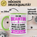 Beamter Öffentlicher Dienst Tasse Geschenk Lustige Geschenkidee Spruch Ich Bin Beamtin Grün Trendation