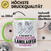 Langläufer Geschenk Tasse So Gut Kann Nur Ein Langläufer Aussehen Geschenkidee Kaffee-Becher Grün Trendation