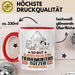 Tierheimunterstützer Geschenk Tasse So Gut Kann Nur Ein Tierheimunterstützer Aussehen Geschenkidee Kaffee-Becher Rot Trendation