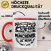 München Tasse Geschenk Heimat Münchener Geschenkidee Kaffee-Becher Bayern Niemand Ist Perfekt Aber Als Münchener Ist Man Verdammt Nah Dran Rot Trendation