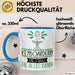 Keyboarderin Geschenk Tasse Becher Die Frau Die Allen Kann Geschenkidee für eine Keyboarderin Lustig Blau Trendation