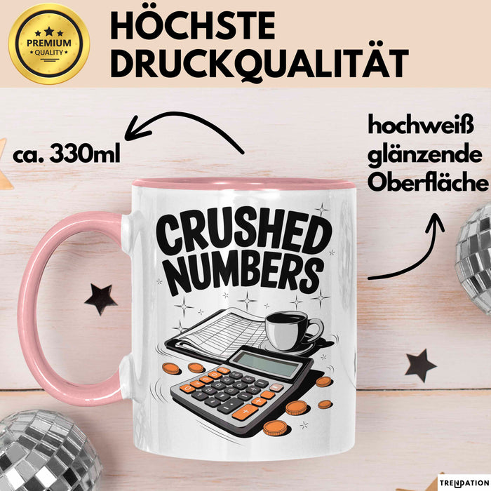 Buchhalter Tasse Geschenk Lustige Geschenkidee Spruch Für Zahlen Jongleure Rosa Trendation