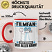 Filmfan Tasse Geschenk für Filmfan Der Mann Der Alles Kann Geschenkidee zum Geburtstag Rot Trendation