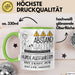 Hundeausführerin Tasse Geschenk Lustig Abstand Halten Hochleistungs-Hundeausführerin Mit Drang Zur Perfektion Bei Der Arbeit Grün Trendation