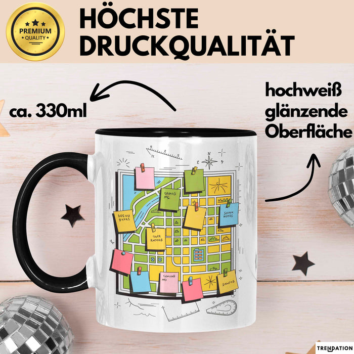 Stadtplaner Tasse Geschenk Lustige Geschenkidee Spruch Für Stadt Denker Trendation