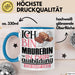 Maurerin Ausbildung Start Geschenk Tasse Ich Bin Maurerin In Der Ausbildung Ich Darf Das Kaffee-Becher Geschenkidee Blau Trendation
