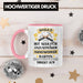 Trendation - Handwerker Tasse mit Spruch Geschenke für Handwerk Kaffeebecher KFZ Mechaniker Mechatroniker Rosa Trendation