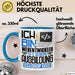 Webentwickler Ausbildung Tasse Geschenk Ich Bin Webentwickler In Der Ausbildung Ich Darf Das Geschenkidee Spruch Blau Trendation