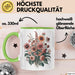 Botanische Blumen Tasse Geschenk Lustige Geschenkidee Spruch Grün Trendation