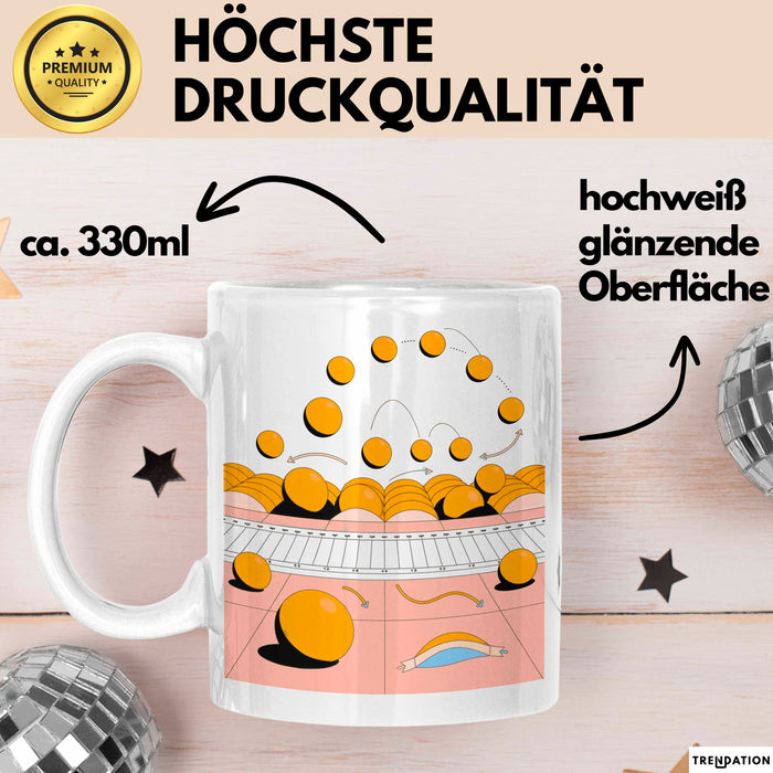 Animator Tasse Geschenk Lustige Geschenkidee Spruch Für Bewegungs Macher Weiß Trendation