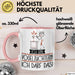 Geschenk für Vogelzüchterin Tasse Lustige Geschenkidee Geburtstag Ich Bin Vogelzüchterin Ich Darf Das Rosa Trendation