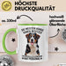Appenzeller Sennenhund Hund Tasse Geschenk Lustige Geschenkidee Spruch Ein Appenzeller Sennenhund Hat Personal Grün Trendation