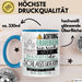 Schlagzeugerin Tasse Geschenk Lustiger Spruch Bitte Erheben Sie Sich Seine Majestät Die Schlagzeugerin Betritt Den Raum Blau Trendation