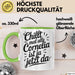 Cornelia Tasse Geschenk Chillt Mal Alle Cornelia Ist Ja Jetzt Da Geschenkidee Becher mit Name Grün Trendation