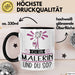 Malerin Tasse Geschenk Ich Bin Malerin Und Du So Geschenkidee Lustiger Spruch Becher Trendation