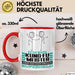 Kung-Fu-Meister Geschenk Tasse Ich Bin Kung-Fu-Meister Aber Sag Doch Einfach Superheld Lustige Geschenkdiee für Kung-Fu-Meister Kaffee-Becher Rot Trendation
