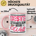 Schwägerin Geschenk Tasse Mit Spruch Beste Schwägerin Der Welt Becher Rosa Trendation
