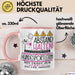 Hundesportlerin Tasse Geschenk Lustig Abstand Halten Hochleistungs-Hundesportlerin Mit Drang Zur Perfektion Bei Der Arbeit Rosa Trendation