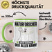 Naturforscher Tasse Geschenk für Naturforscher Der Mann Der Alles Kann Geschenkidee zum Geburtstag Grün Trendation