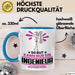 Ingenieur Geschenk Tasse So Gut Kann Nur Ein Ingenieur Aussehen Geschenkidee Kaffee-Becher Blau Trendation